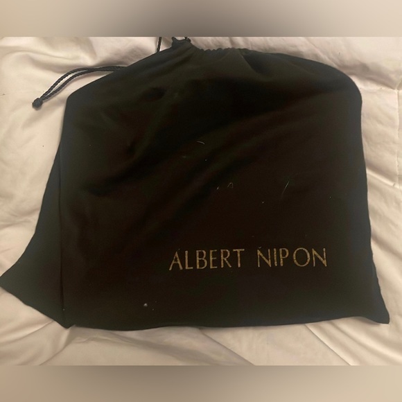 Vintage preowned Albert Nipon Red Cross body envelope purse burgundy wine - Picture 2 of 8